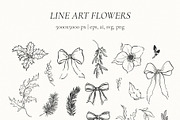 Winter Garden vector flowers frames, an Object Graphic by Yuliya Derbisheva (Thumbnail 10 of 11)