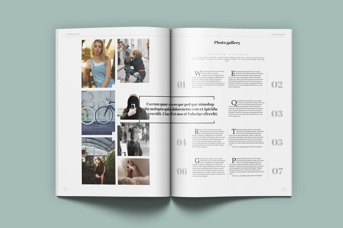 Lifestyle Universal Magazine, a Magazine Template by Kahuna Design (Photo 9 of 10)