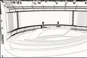 Virtual TV Studio News Set 35, an Architecture 3D Model by akerStudio (Thumbnail 11 of 39)