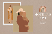 Mother's Love Abstract Posters, a Decorative Illustration by Miracles Everywhere (Thumbnail 1 of 6)
