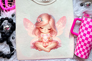 Fairy Garden Watercolor Clipart, an Illustration by CreationArt (Thumbnail 3 of 7)