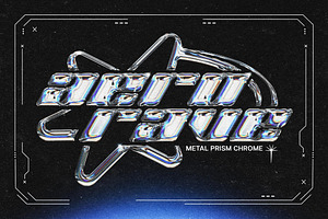 Prism Chrome Text & Logo Effect, a Layer Style Add-On by Design Squad