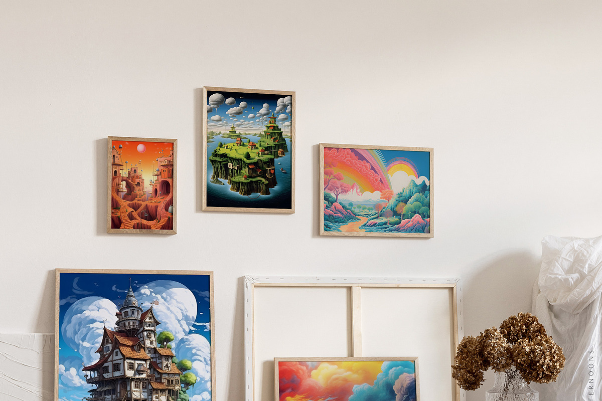 Surreal Posters Kids Room Gallery, a Graphic by SunnyAfternoons (Photo 7 of 10)