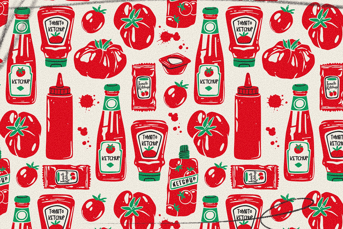 Tomato Ketchup, a Food Illustration by Twisted Tail (Photo 3 of 5)