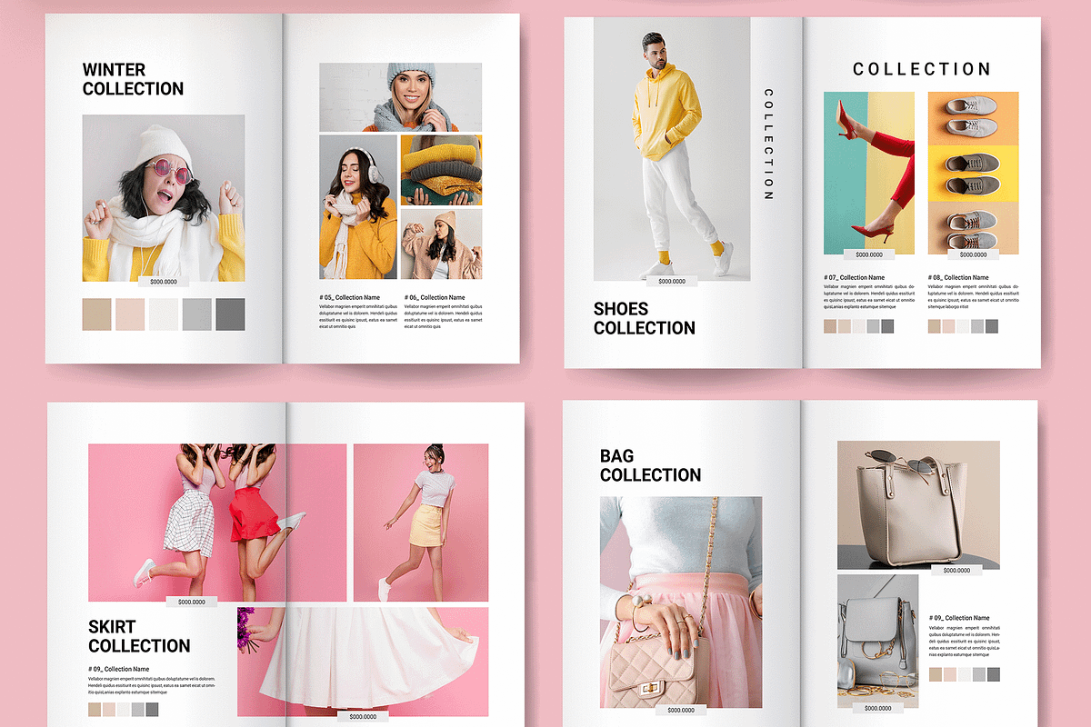 Look Book Magazine Design Layout