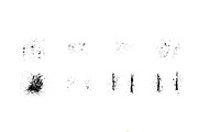 Vector Ink/Paint Splatters, a Texture Graphic by Thomas Ramey Designs (Thumbnail 3 of 4)