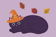 Cute halloween cats, an Animal Illustration by Yayasya (Thumbnail 3 of 3)