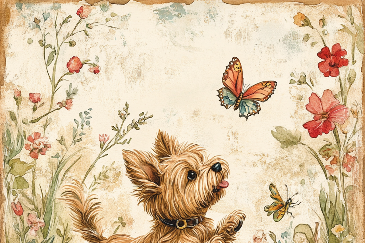 Playful Terrier Dog, a Graphic by Printable Treasure (Photo 4 of 8)