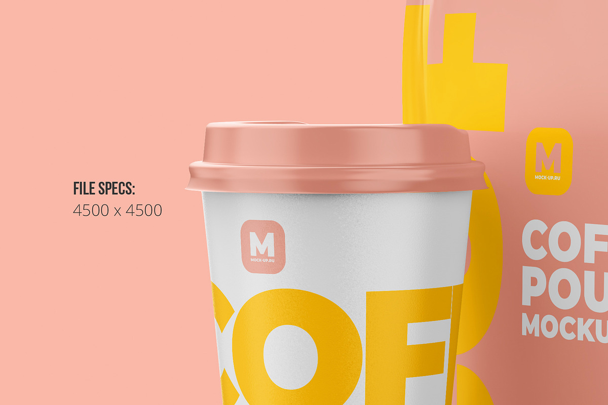 Coffee pouch mockup. Pack 6 PSD, a Cups & Container Mockup by easymock (Photo 8 of 12)