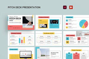 Annual Review Pitch Deck Template