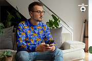 MALE SWEATSHIRT MOCKUPS, a Household Mockup by MCKP*ME (Thumbnail 3 of 11)