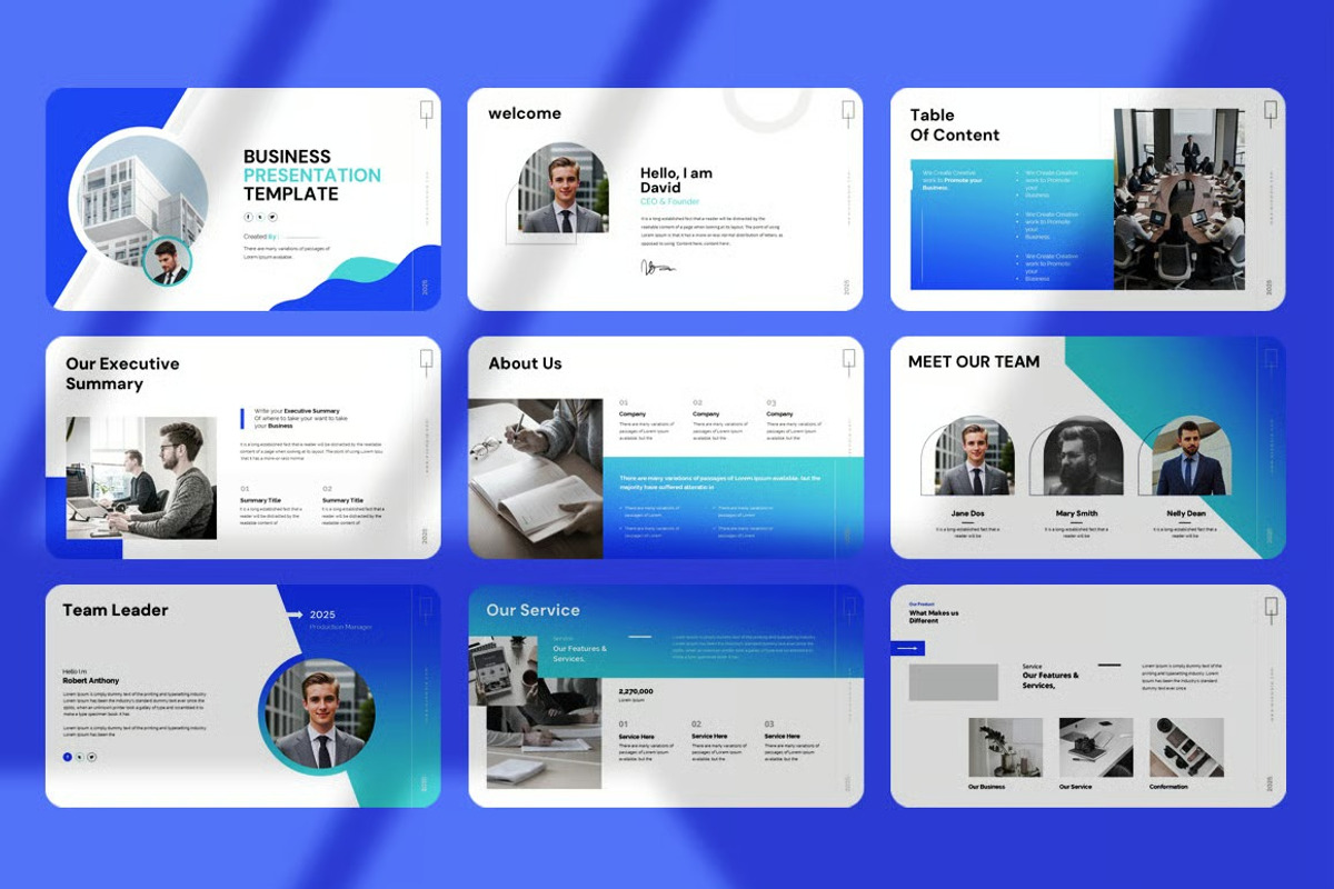 Business Presentation Template Keynote preview 3