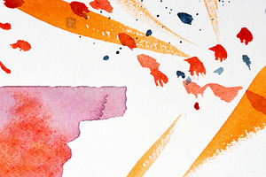Abstract Watercolor Blots, an Abstract Photo by Elena Vagengeim