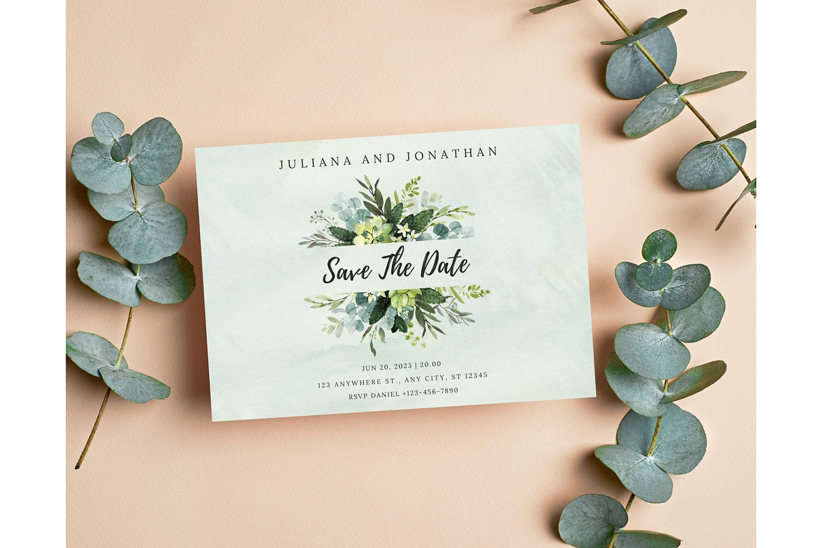 Minimalist 5x7 Card Mockup Bundle, an Invitation Template by DaisyStudio (Photo 6 of 13)