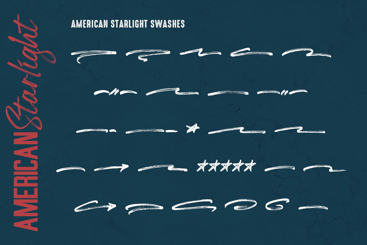 American Starlight Font Duo, a Script Font by Lucky Type (Photo 13 of 13)