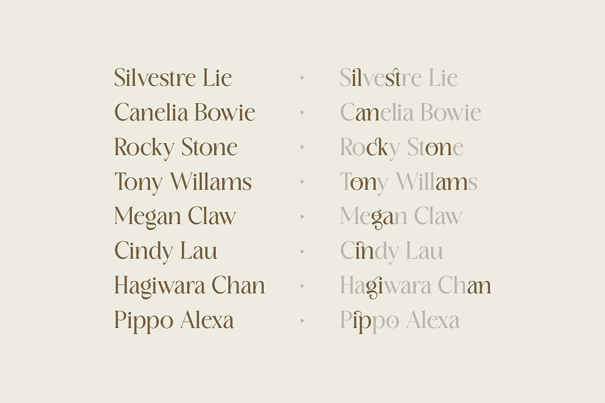 Nigelina - Modern Vintage Serif, a Serif Font by Pixesia Studio (Photo 14 of 16)