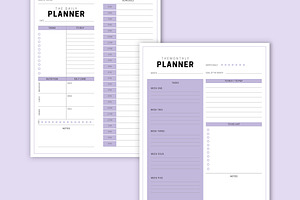 Purple Planner Set