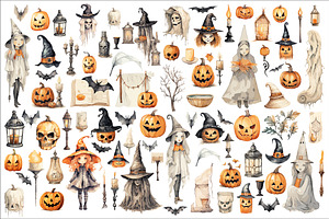 Halloween Vintage Clipart