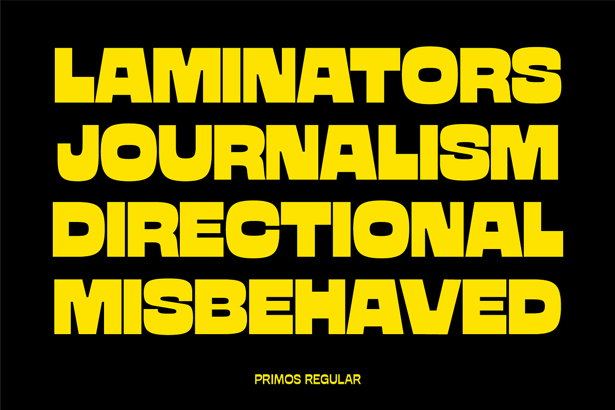 GW Primos, a Sans Serif Font by Goodwheel Studio (Photo 7 of 14)