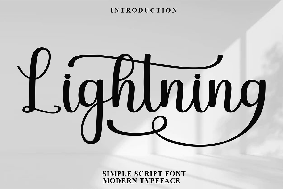 Lightning, a Handwritten Font by InermediaSTUDIO (Photo 1 of 8)