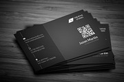 Dark Creative Business Card, a Business Card Template by bouncy (Thumbnail 1 of 4)