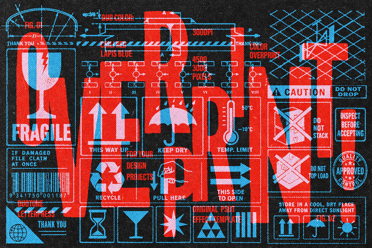 Color Overprint Effect, a Layer Style Add-On by pixelbuddha.net (Photo 1 of 4)