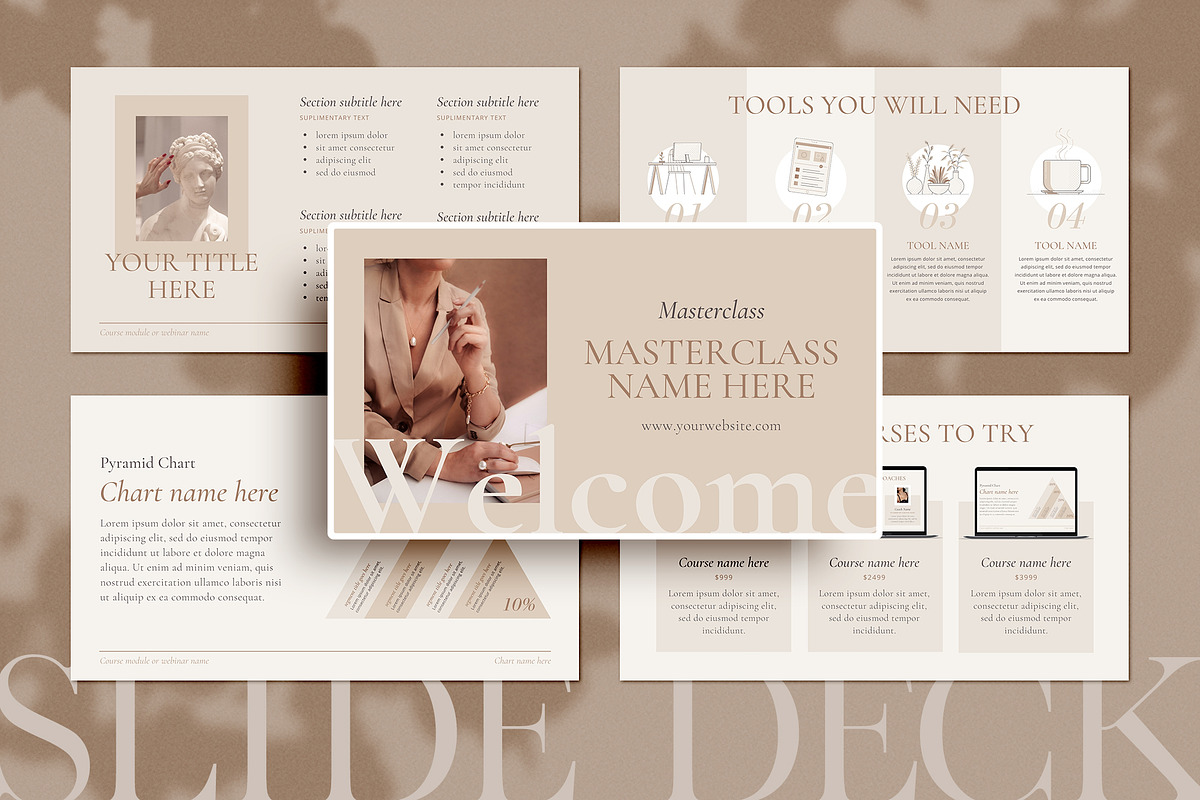 4 in 1 Course Creator Bundle CANVA, a Presentation Template by Studio Loire (Photo 6 of 73)