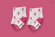 Baby Socks Mockup Set, a Product Mockup by creatsy4 (Thumbnail 4 of 8)