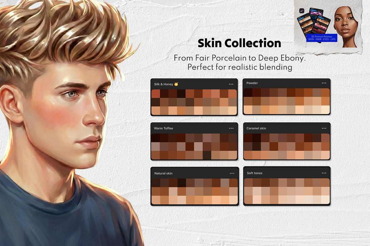 1800+ Male Character Procreate Stamp, a Brush Add-On by Selentaori Studio (Photo 13 of 16)