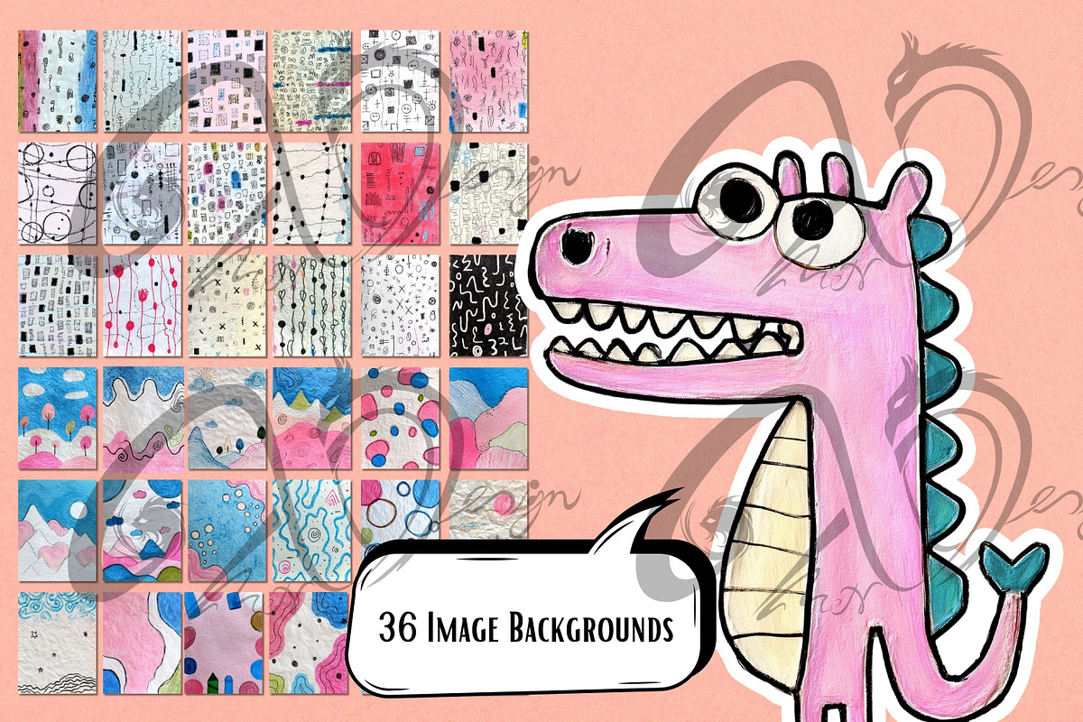 Doodle Planet: Funky creature Faces, an Animal Illustration by NiiiNArt (Photo 4 of 8)