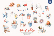 4th of July Collection, a Decorative Illustration by PeDe Designs (Thumbnail 6 of 20)