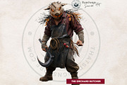 Hallowmere Halloween RPG characters, a Seasonal Illustration by ThatsDesignArt (Thumbnail 5 of 17)