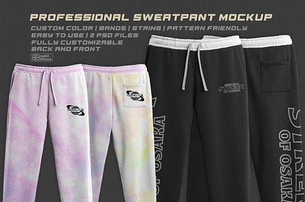 Professional SWEATPANT PSD Mockup