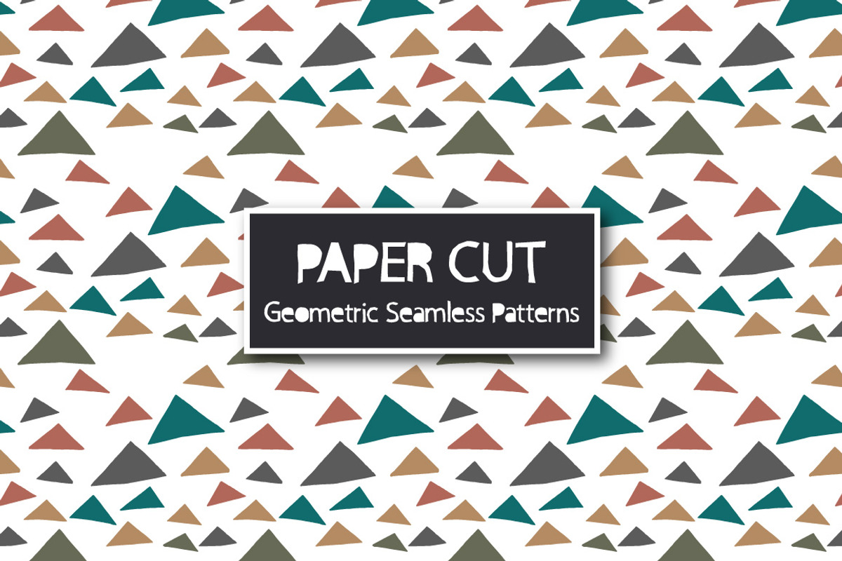 Paper Cut Geometric Seamless Pattern, a Pattern Graphic by Marmalade Moon (Photo 6 of 6)