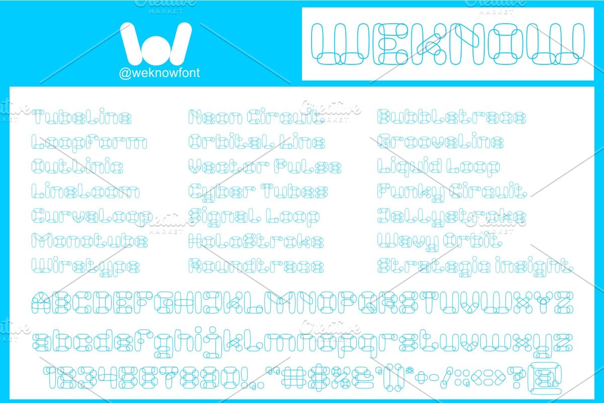 Perfect Cloud font, a Font by weknow (Photo 5 of 8)
