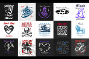 50 Streetwear T-Shirt Designs Bundle, an Object Graphic by Pries Studio (Thumbnail 3 of 4)