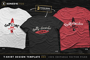 T-Shirt Design Template 003, an Object Graphic by KENEDIK DESIGN STUDIO (Thumbnail 2 of 3)