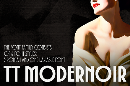 TT Modernoir, a Sans Serif Font by TypeType