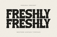 Freshly - Western Vintage Typeface
