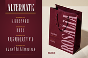 Boserich, a Serif Font by Burntilldead (Thumbnail 6 of 12)