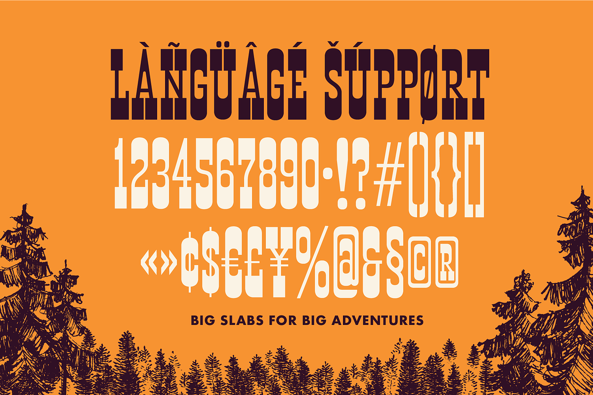 Portage : Adventurous Slab Font, a Slab Serif Font by Black Lab Type (Photo 5 of 5)