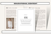 Course Workbook - White Luxe, a Templates & Theme by Freedom Business Shop (Thumbnail 5 of 10)