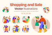 Animated Shopping and Sale Set, a Person Illustration by Prosymbols (Thumbnail 1 of 5)