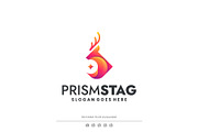 Modern Gradient Deer Colorful Logo, a Branding & Logo Template by Artnivora.Std (Thumbnail 1 of 5)