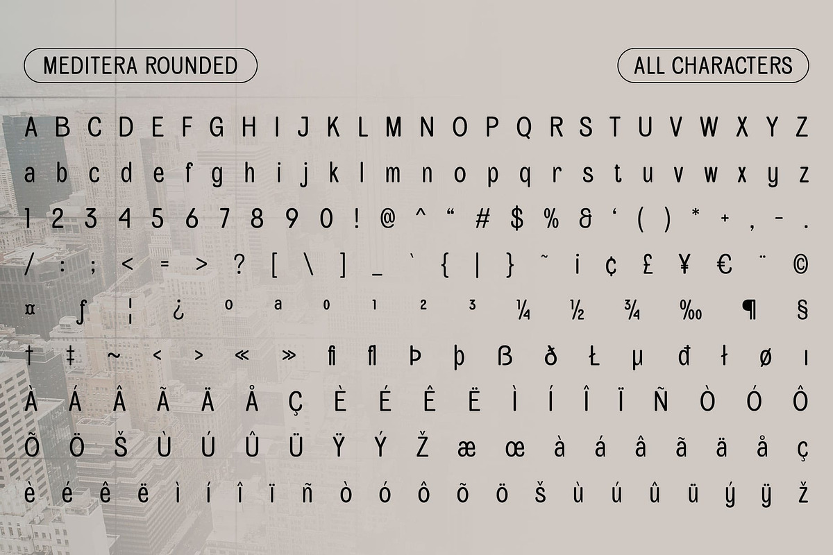 Meditera Rounded, a Sans Serif Font by Craft Supply Co. (Photo 8 of 8)