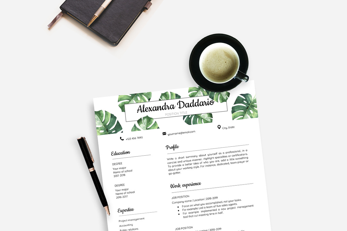 Resume Template Google Docs 10x, a Resume Template by DesignStudioTeti (Photo 9 of 10)