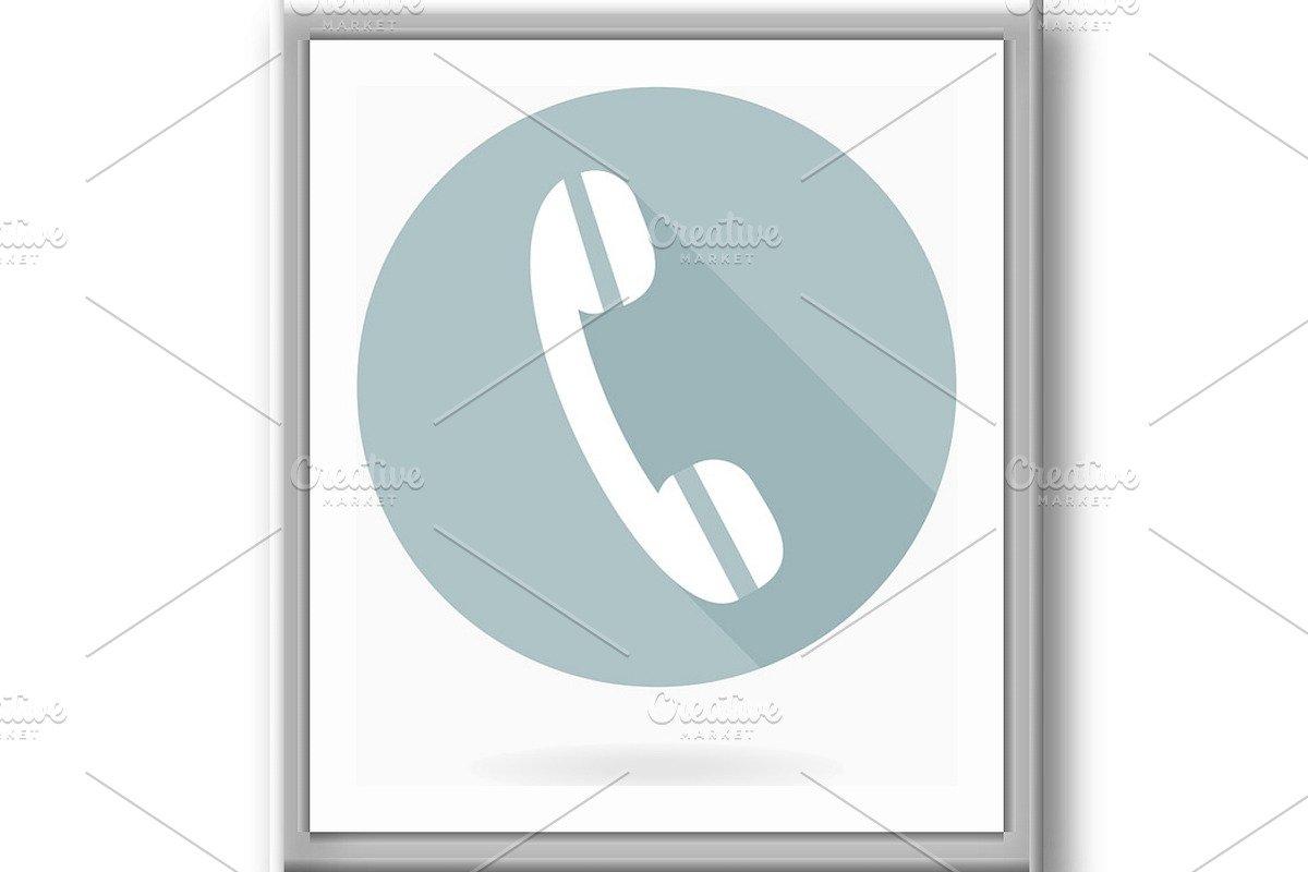 Modern Vector Flat Icon With, an Outline Icon by FineArtStudio (Photo 3 of 3)