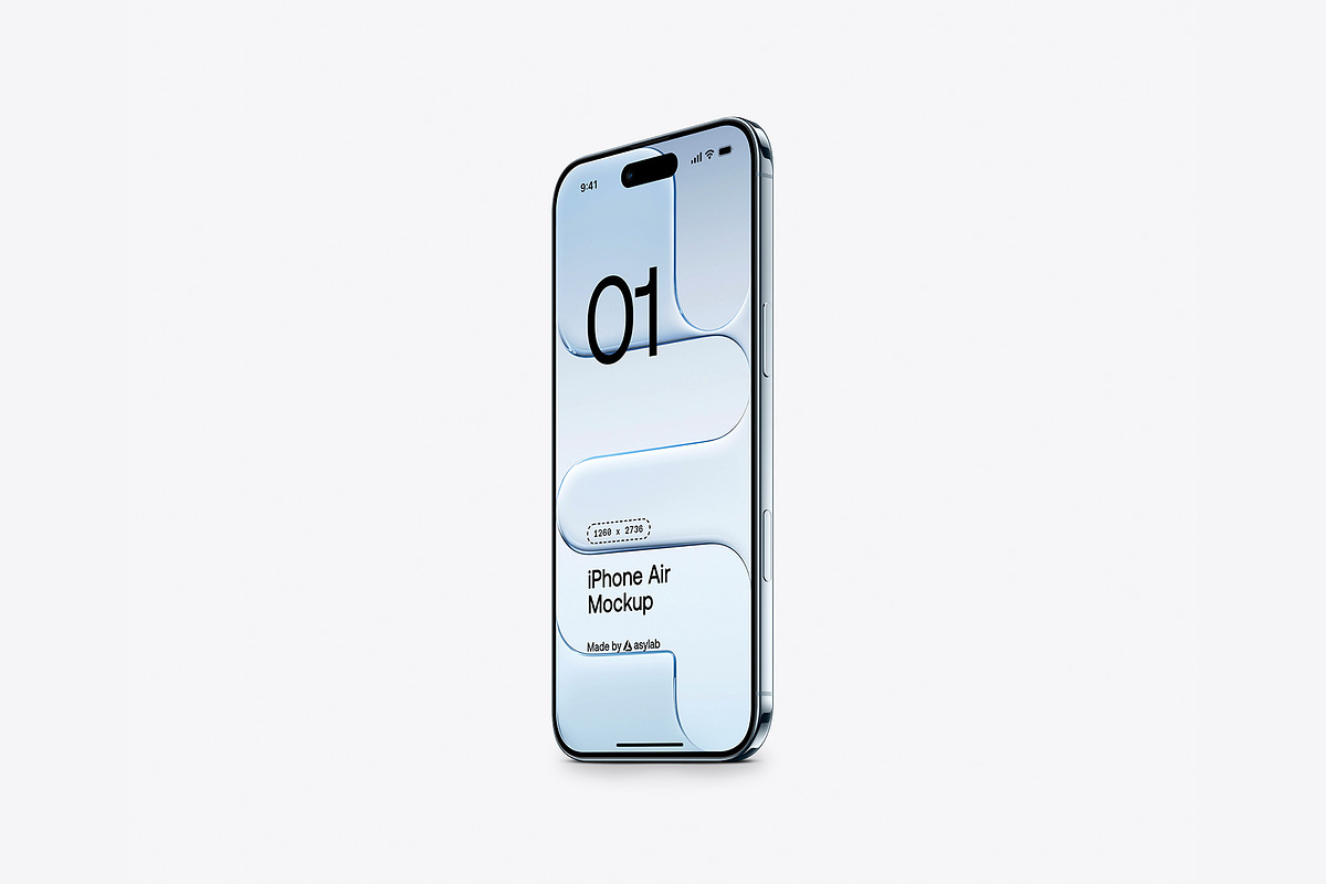iPhone Air - 24 Mockups Scenes, an iPhone Mockup by Asylab (Photo 41 of 62)