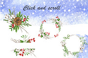 Christmas plant collection, an Illustration by Watercolor & sketches (Thumbnail 5 of 9)