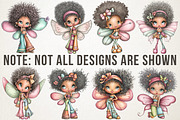 Black History Month Fairy Clipart, an Illustration by RobertsArt (Thumbnail 4 of 5)